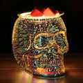 Rainbow Skull Wax Melt Warmer - 3D Firework Electric Skull Decor