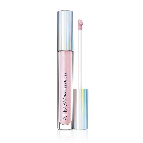 Almay Lip Gloss - Non-Sticky Holographic Glitter Finish | Hypoallergenic, 200 Angelic, 0.9 Oz
