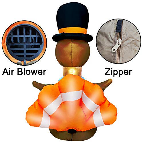 Thanksgiving Decorations Inflatables Turkey 3.5 Ft Cute Fall Decor