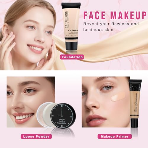 Teens Makeup Set with Eyeshadow, Lipstick & Travel Kit - Variation CHX-1528