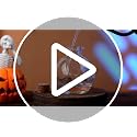 Halloween Potion Glass Bottle Set - 30 Decorative Alchemist Bottles with Cork Stoppers