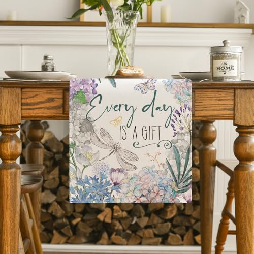 13 x 72 Inch Table Runner Set - Seasonal Summer Home Decor, Pack of 2