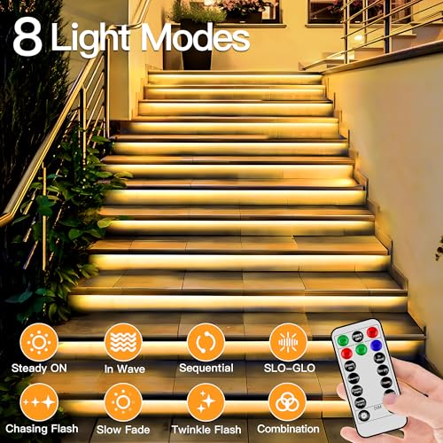 100ft LED Rope Lights Outdoor Waterproof String Lights with Remote - Warm White