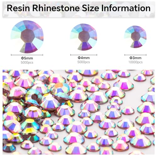 B59 Lt Pink AB Rhinestones Bulk 4mm 5000pcs Flat Back Resin Gems for Crafts Nails Makeup