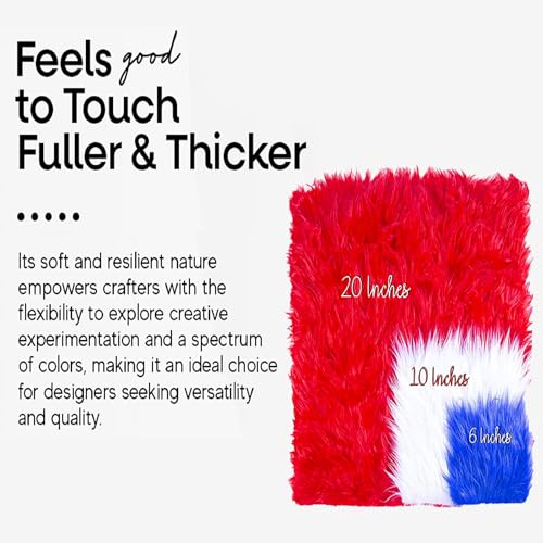 Kelly Green Faux Fur Fabric Square 30x30 Inches for DIY Crafts & Decor