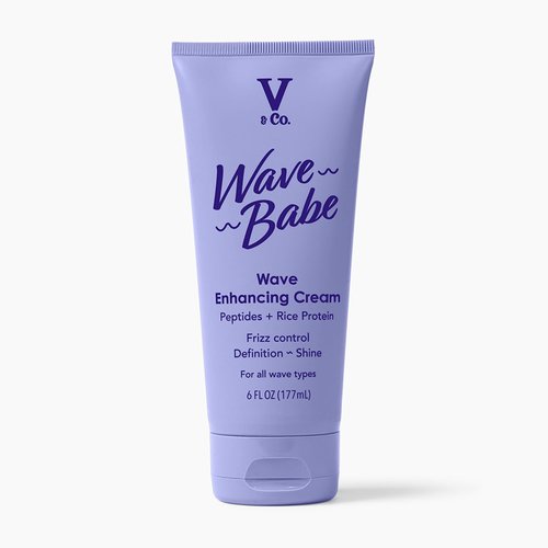V&Co. Beauty Wave Babe - Wave Enhancing Cream for Defined, Bouncy Waves | 8 oz
