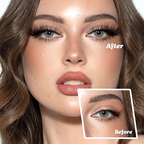 Cat Eye False Lashes Wispy Fluffy Fake Eyelashes 7 Pairs - Natural Look, Reusable