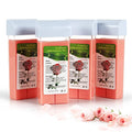 Rose Roll-On Hair Removal Wax Refill Cartridges for Sensitive Skin - 4 Pack