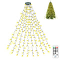 Litogo Christmas Tree Lights 300LED 4.9FT Warm White Fairy Lights with Remote & 8 Modes