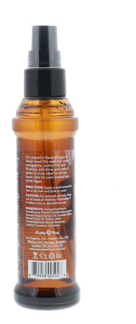 Ula-Style Marrakesh Oil Hair Styling Elixir - Nourishing Formula for Smooth, Shiny Hair | 2 Oz