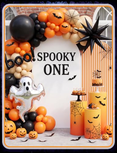8Pcs Halloween Ghost Foil Balloons - Spooky Ghost-Shaped Party Decor