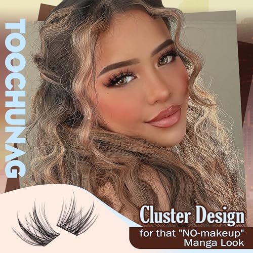 60K Bunny Manga Eyelash Clusters - 10-14mm Natural Spiky C-Curl Lashes