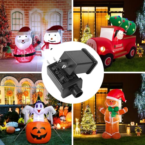 8-Pack Waterproof 12V Inflatable Adapter Power Supply for LED Decorations - Variation 8