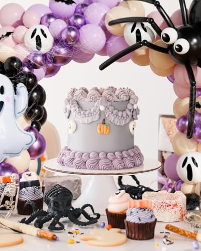 Pink Halloween Balloon Arch Kit for Party Decorations - Pink Black Purple Variation