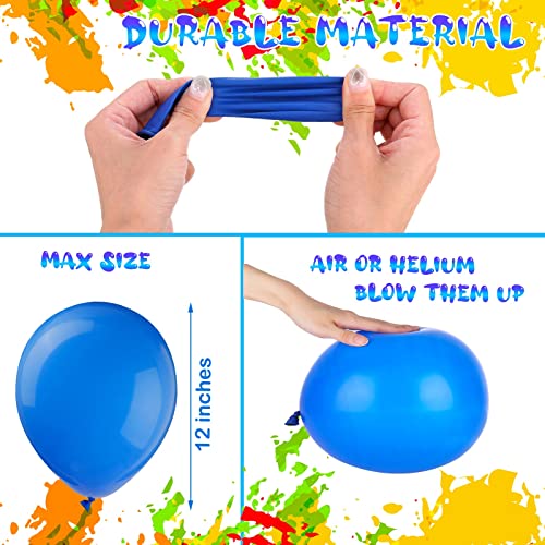 Rainbow Latex Balloons Set - 1700 Assorted 12-Inch Party Decor