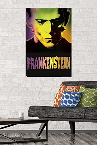 Frankstein Close-Up Wall Poster - Premium Unframed 34" x 22.4"