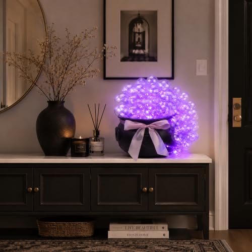 Purple Bubbles Cauldron Halloween Indoor Decoration DIY Set - Witches Cauldron Pot