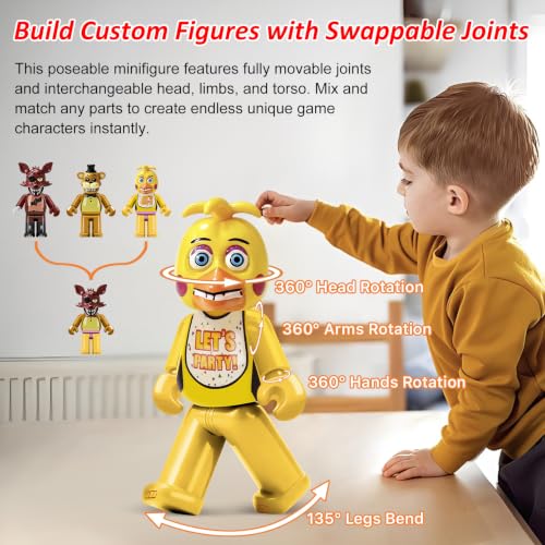 Horror Minifigures Set - 8 Flexible Joints Action Figures for Kids and Collectors