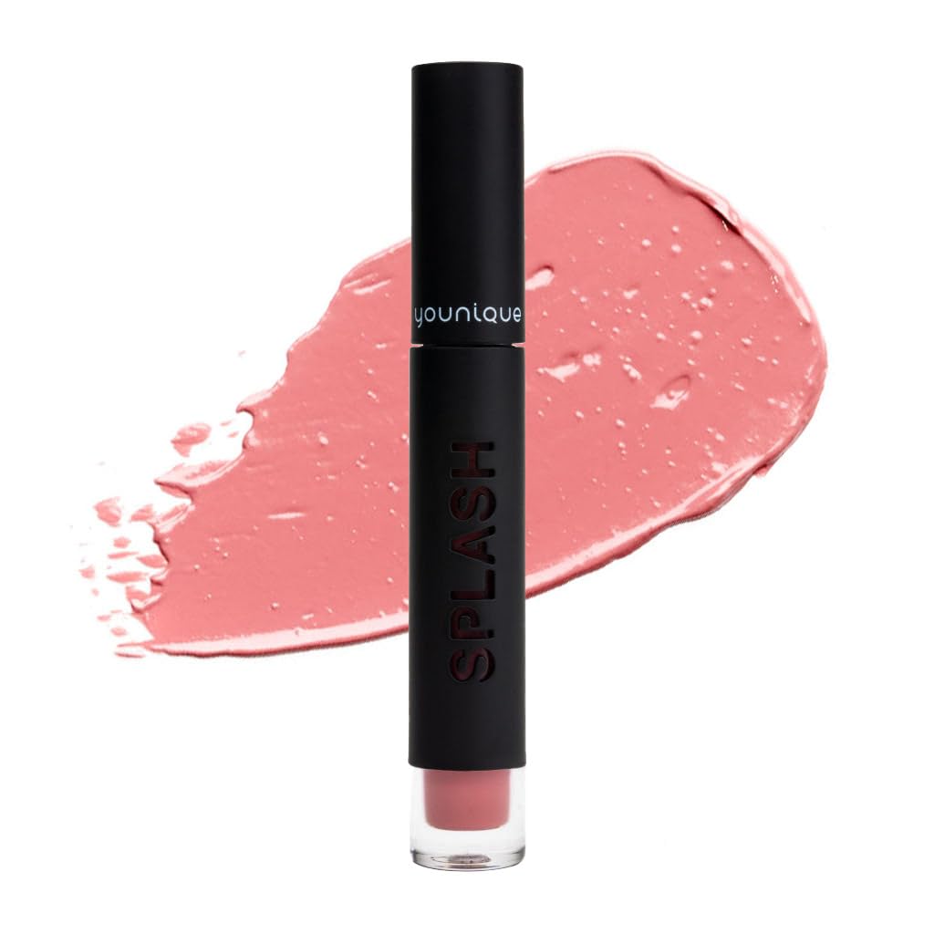 Younique MOODSTRUCK SPLASH Matte Lip I'm Blushing | Pink Lipstick for Women | Hydrating Lip Tint with Castor Oil | Smooth Matte Lip Color | 3.5 ml / 0.12 fl oz