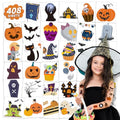 Halloween Temporary Tattoos for Kids Bulk - 408 Assorted Designs Party Favors