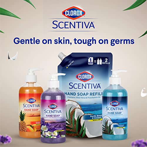 Clorox Scentiva Liquid Hand Soap Hawaiian Sunshine 14 Fl Oz - Moisturizing & Germs