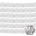 Silver Fringe Garland Streamers - Metallic Tinsel Banner Wall Decoration
