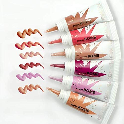 FLOWER Beauty Liquid Blush - Silky Gel Cream for Cheeks | Buildable Radiant Finish - Vegan (Bubbly)