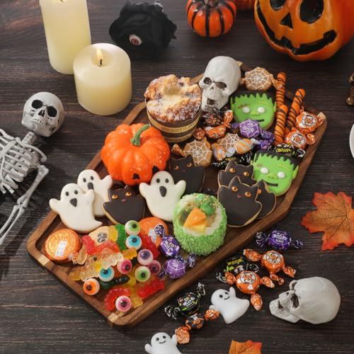 Potchen Halloween Coffin Wooden Charcuterie Board & Serving Tray - Spooky Kitchen Decor