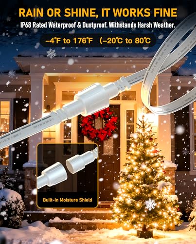 Wire Connector for Eufy E22 Outdoor Lights - Male & Female Set - Waterproof, All-Weather
