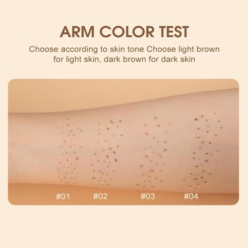 Skiennix Freckle Pen - Natural Lifelike Faux Makeup | Waterproof & Long Lasting (Light Brown & Natural Coffee)