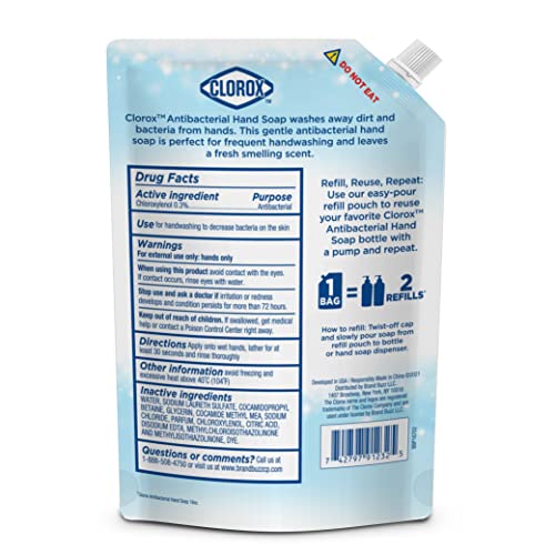 Antibacterial Liquid Hand Soap Refill with Strawberry Scent - 34 Fl Oz