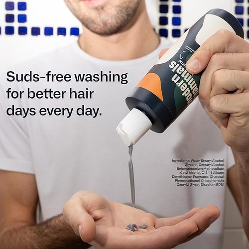 Modern Mammals Men's Shampoo Alternative - Sulfate-Free CoWash for Enhanced Hair Volume | 8oz Bottle