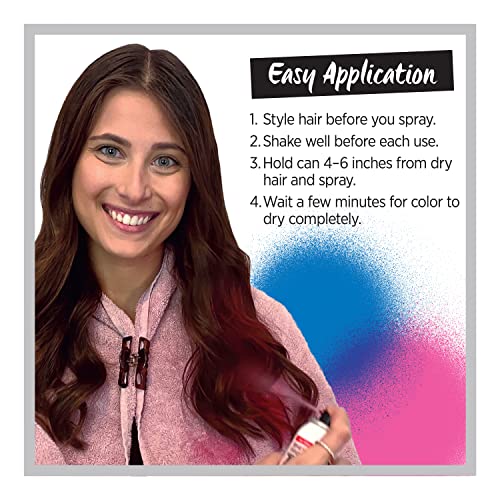 Temporary Hair Color Spray - Purple, 2 Ounce - Pack of 1 - Washable & Vivid