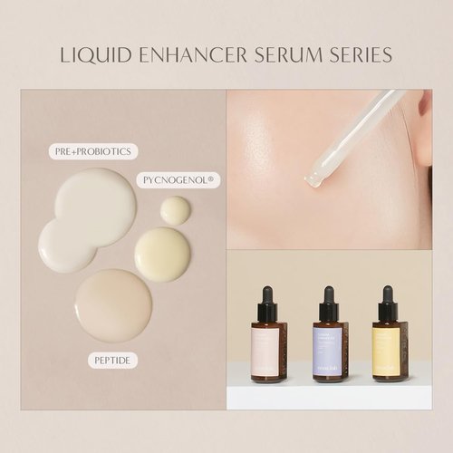 Skiennix Liquid Enhancer Pre+Probiotics Facial Serum - 1.01 fl. oz. | Hydrating, Balancing & Skin Defense for Sensitive Skin