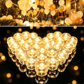 Mini LED Flashing Diamond Lights - Warm White Party Decor 48pcs