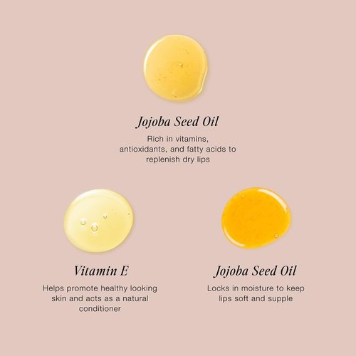 Jouer The Lip Edit Deluxe Tinted Lip Oil Trio - Hydrating, High Shine, Non-Sticky | 3 Shades with Apricot, Jojoba & Vitamin E