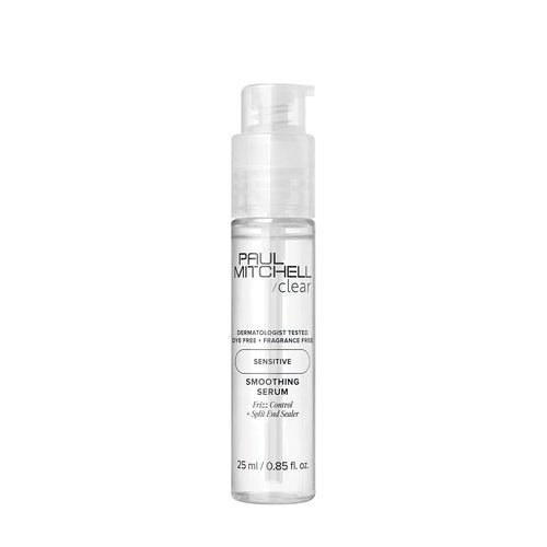 Paul Mitchell Clear Smoothing Serum - Fragrance-Free Blowout Primer for Sensitive Scalp & Skin