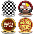 24-Pack Horror Game Paper Plates 7 Inch Disposable Party Dinnerware for Spooky Birthday Events