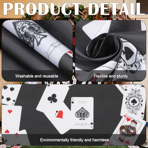 Stylish Wonderland Party Decorations Outdoor Poker Card Backdrop Set