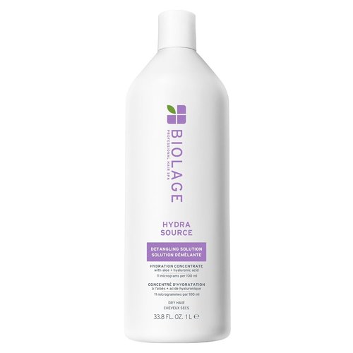 BIOLAGE Hydra Source Detangling Solution - Paraben-Free Formula for Dry Hair, Reduces Frizz & Flyaways