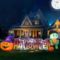 11 FT Halloween Inflatable Pumpkin Zombie Yard Decoration with LED Lights