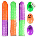 72-Pack Halloween Plastic Eggs Treat Containers for Party Decorations