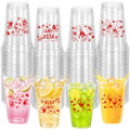 Bloody Handprint Halloween Plastic Cups 14oz - 50 Pack, Spooky Horror Decor