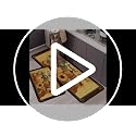 Fall Pumpkin Sunflower Kitchen Rugs Set of 2 Brown 17x47 & 17x30 Inches - Thanksgiving Decor