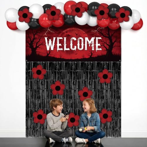Halloween Forest Welcome Banner and Horror Party Decorations Set