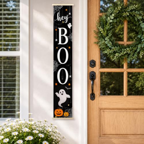 Halloween Ghost Boo Porch Door Banner Wall Decorations 8x47 - Halloween-02