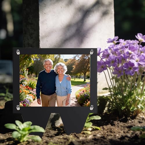 4x6 Waterproof Outdoor Memorial Picture Frame for Graves