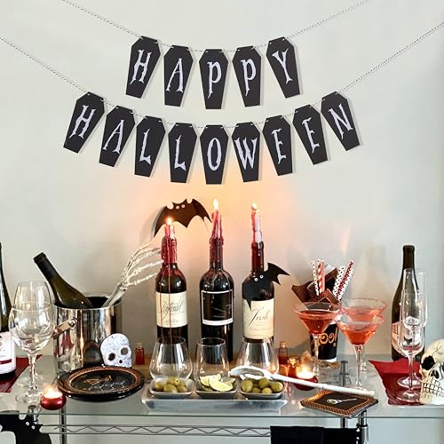 Halloween Coffin Banner - Spooky Party Decorations for Halloween