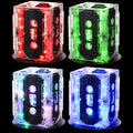 80s Party Decorations Cassette Tape Centerpieces Set with LED Lights