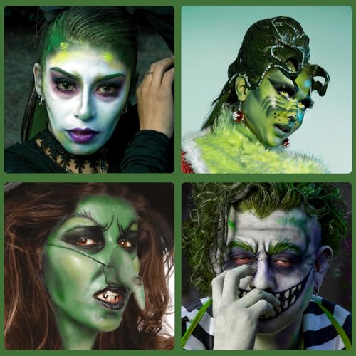 Green Oil-Based Face & Body Painting Foundation for Halloween SFX